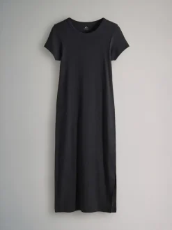 The Set lot de 3 robes mi-longues côtelées à manches courtes Discount