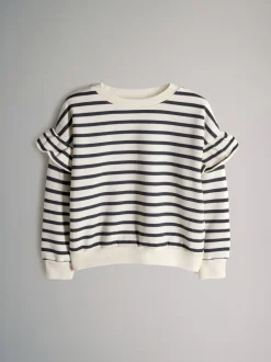 The Set lot de 3 Sweat-shirts Décontracté à manches volantées Outlet