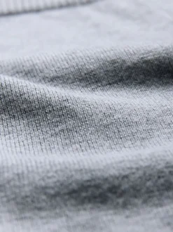 The Set Sweat-shirt à capuche côtelé en maille et Pantalons Jambe large Hot