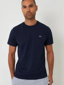 Threadbare Ensemble Pyjama Haut Manches Courtes et Pantalons Rayures Clearance