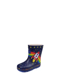 Toezone Bottes en caoutchouc Blue Quinn Space Rocket Sale