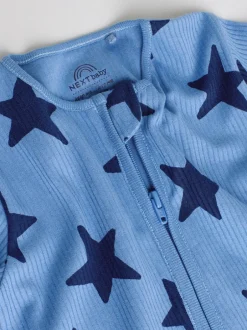 Next Étoile de marine - Lot de 3 dors-bien bébé à fermeture éclair bidirectionnelle (0-2ans)