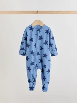 Next Étoile de marine - Lot de 3 dors-bien bébé à fermeture éclair bidirectionnelle (0-2ans)