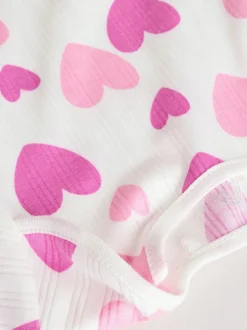 Next Étoile rose - Lot de 5 bodies à manches longues pour bébé Hot