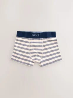 Next - Lot de 10 boxers (1.5-16ans) Étoiles et rayures bleues New