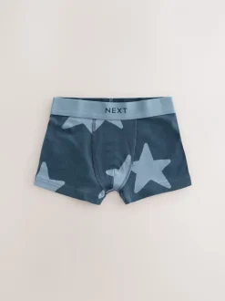 Next - Lot de 10 boxers (1.5-16ans) Étoiles et rayures bleues New