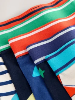 Next - Lot de 5 malles à motif junior (1.5-16ans) Étoiles et rayures multicolores Clearance