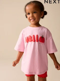 Next Tomate rose Personnage - Ensemble t-shirt à manches courtes et short cycliste (3mois7ans) Online