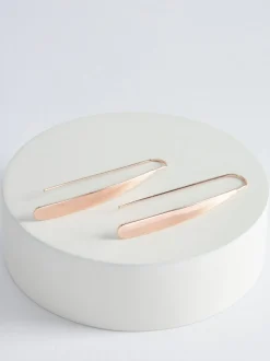 Next Ton d'or de rose - Boucles d'oreilles traversantes