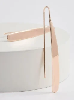 Next Ton d'or de rose - Boucles d'oreilles traversantes