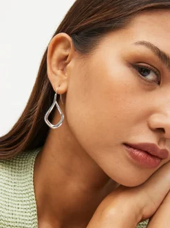 Next Tonalité argentée - Boucles d'oreilles Tear Drop