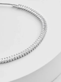 Next Tonalité argentée - Bracelet extensible à pierres baguettes Best