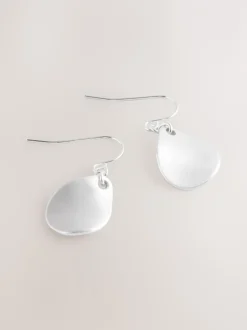 Next Tonalité argentée - Pendants d'oreilles pétales