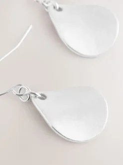 Next Tonalité argentée - Pendants d'oreilles pétales