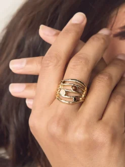 Next Tonalité d'or - Anneau échelle Grège insert