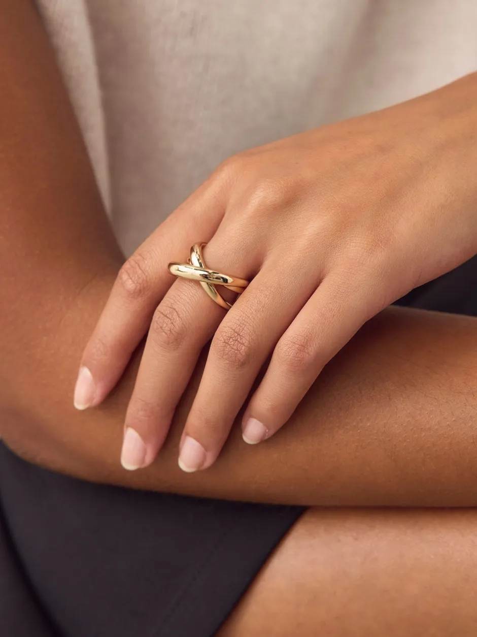 Next Tonalité d'or - Anneau empilé Hot