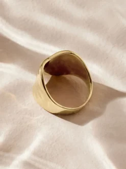 Next Tonalité d'or - Bague en acier inoxydable Clearance