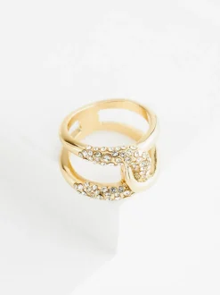 Next Tonalité d'or - Bague scintillante Interlink Online