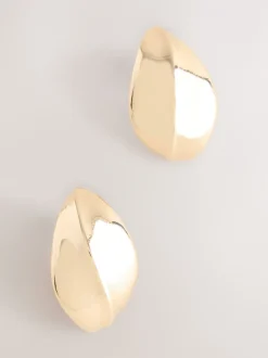 Next Tonalité d'or - Boucles d'oreilles Bouton Sale