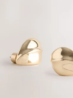 Next Tonalité d'or - Boucles d'oreilles Bouton Sale