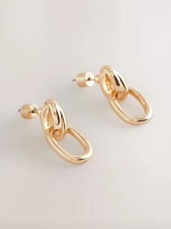 Next Tonalité d'or - Boucles d'oreilles Door Knocker Stud Sale