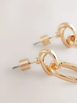 Next Tonalité d'or - Boucles d'oreilles Door Knocker Stud Sale