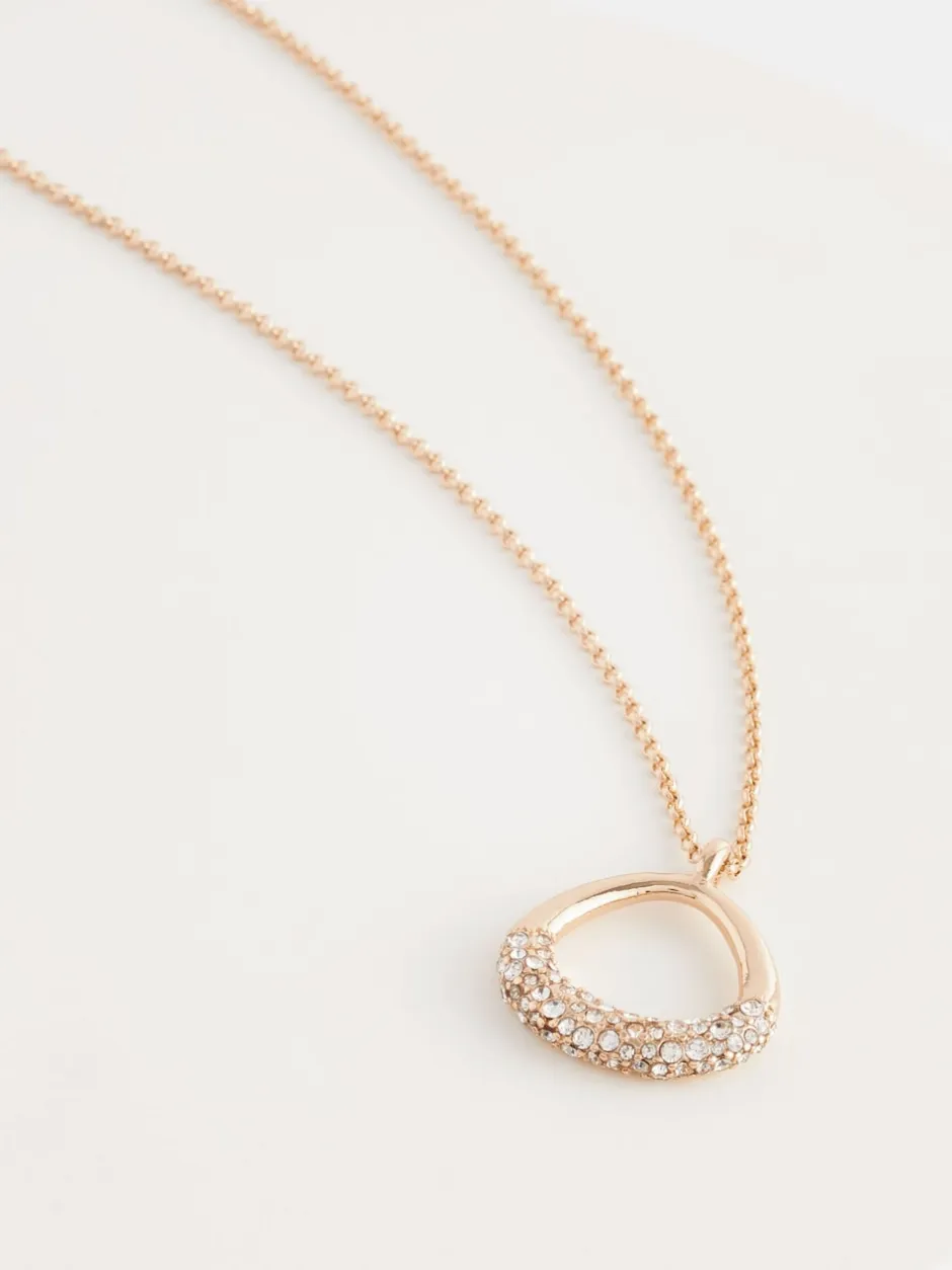 Next Tonalité d'or - Collier ouvert en forme de goutte d’eau New