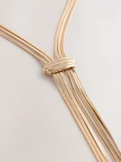 Next Tonalité d'or - Collier Slinky Chain Y Profile New