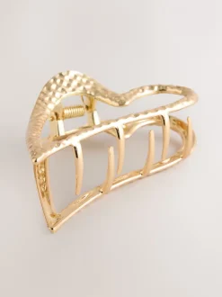 Next Tonalité d'or - Heart Hair Claw Clip Best