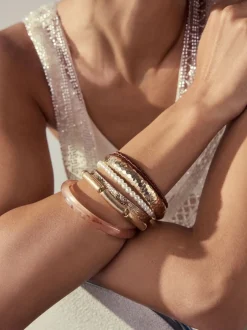 Next Tonalité d'or - Lot de bracelets mixtes Online