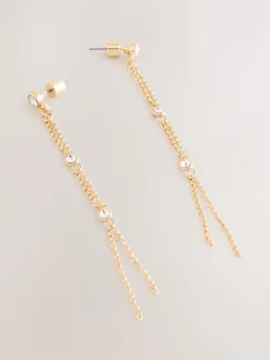 Next Tonalité d'or - Pendants d'oreilles scintillants Clearance