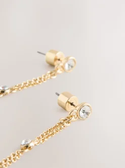 Next Tonalité d'or - Pendants d'oreilles scintillants Clearance