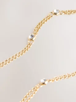 Next Tonalité d'or - Pendants d'oreilles scintillants Clearance