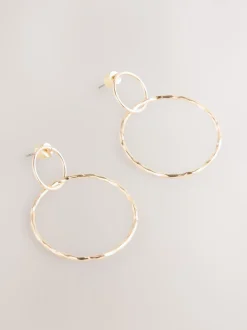 Next Tonalité d'or - Pendants d'oreilles cercle Online