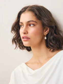 Next Tonalité or/argent - Boucles d’oreilles créoles à facettes Hot