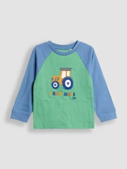 Jojo Maman Bébé Tracteur de la marine - Lot de 2 pyjamas Mix And Match