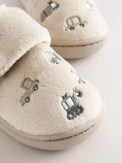 Next - Chaussons Cupsole doublés chauds Transport neutre Clearance