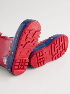 Next - Bottes de pluie à poignée Transport rouge Discount