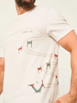 Fat Face T-shirt de ski FatFace Slalom Discount