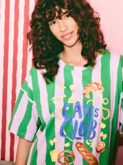 Eleanor Bowmer T-shirt Carbs Club Night Clearance