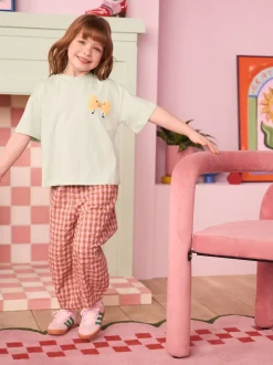 Eleanor Bowmer T-shirt Kids Green Pasta 100% coton Best