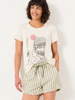 Fat Face T-shirt FatFace Scenic Graphic New