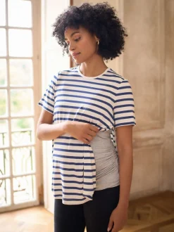 Seraphine T-shirt Grossesse et Allaitement Manches courtes Online