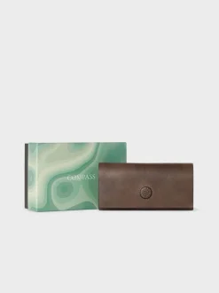 Osprey London Étui à lunettes The Compass en cuir Outlet