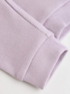 Next tulipe Crème/Violet - Ensemble de Hauts et Leggings en polaire Bébé 2 pièces (0mois-2ans)