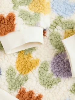 Next tulipe Crème/Violet - Ensemble de Hauts et Leggings en polaire Bébé 2 pièces (0mois-2ans)