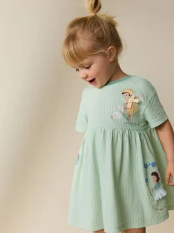 Next Turquoise motif fée - Robe en jersey (3mois à7ans) Sale