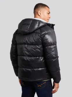 U.S. Polo Assn . Veste matelassée épaisse brillante pour homme