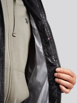 U.S. Polo Assn . Veste matelassée épaisse brillante pour homme
