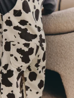 Next Vache anthracite/Crème - Ensemble Salopettes et Body BÉBÉ 2 Pieces (0mois-3ans) Best